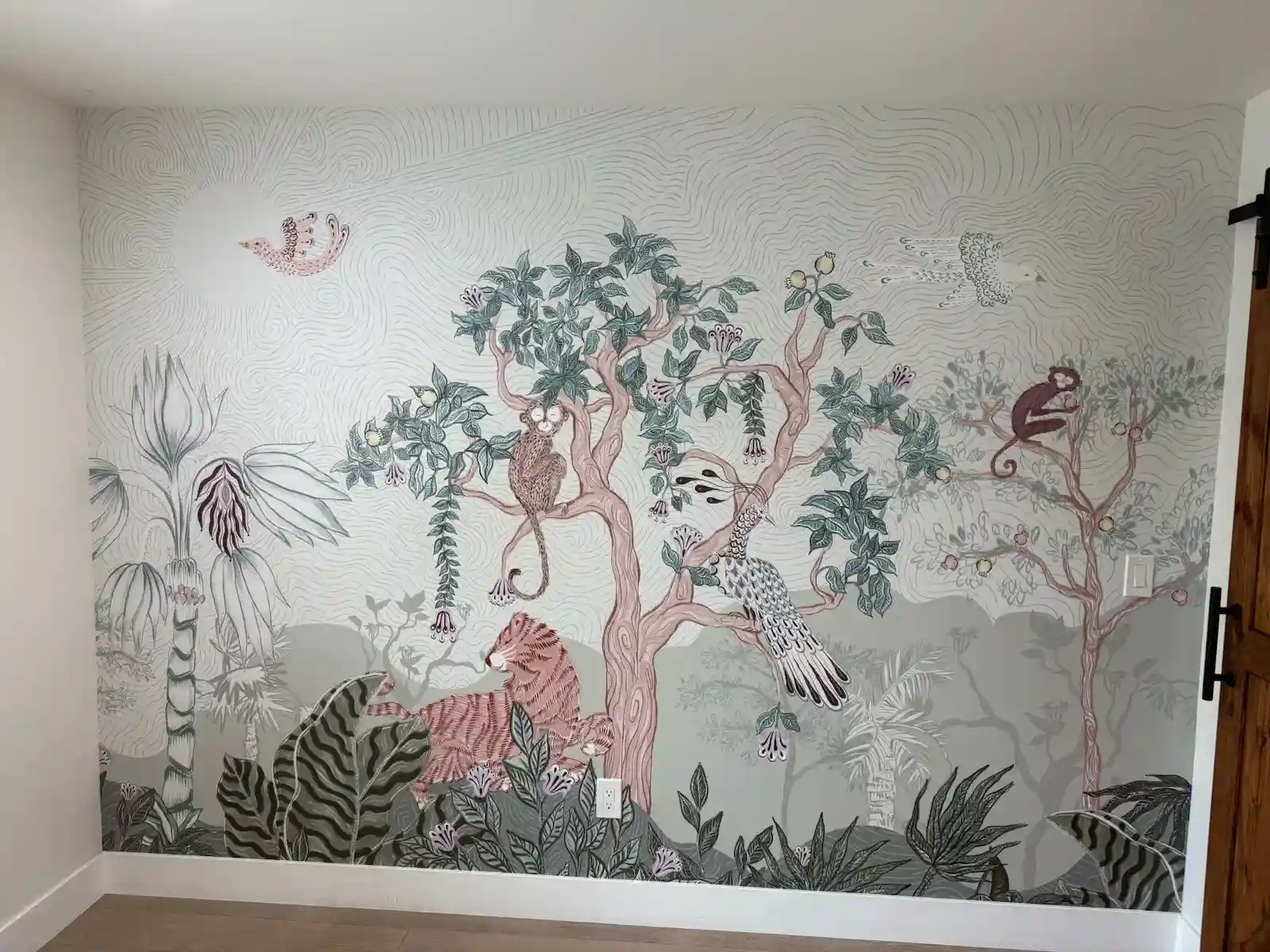 Historic home wallpaper installation Michigan
